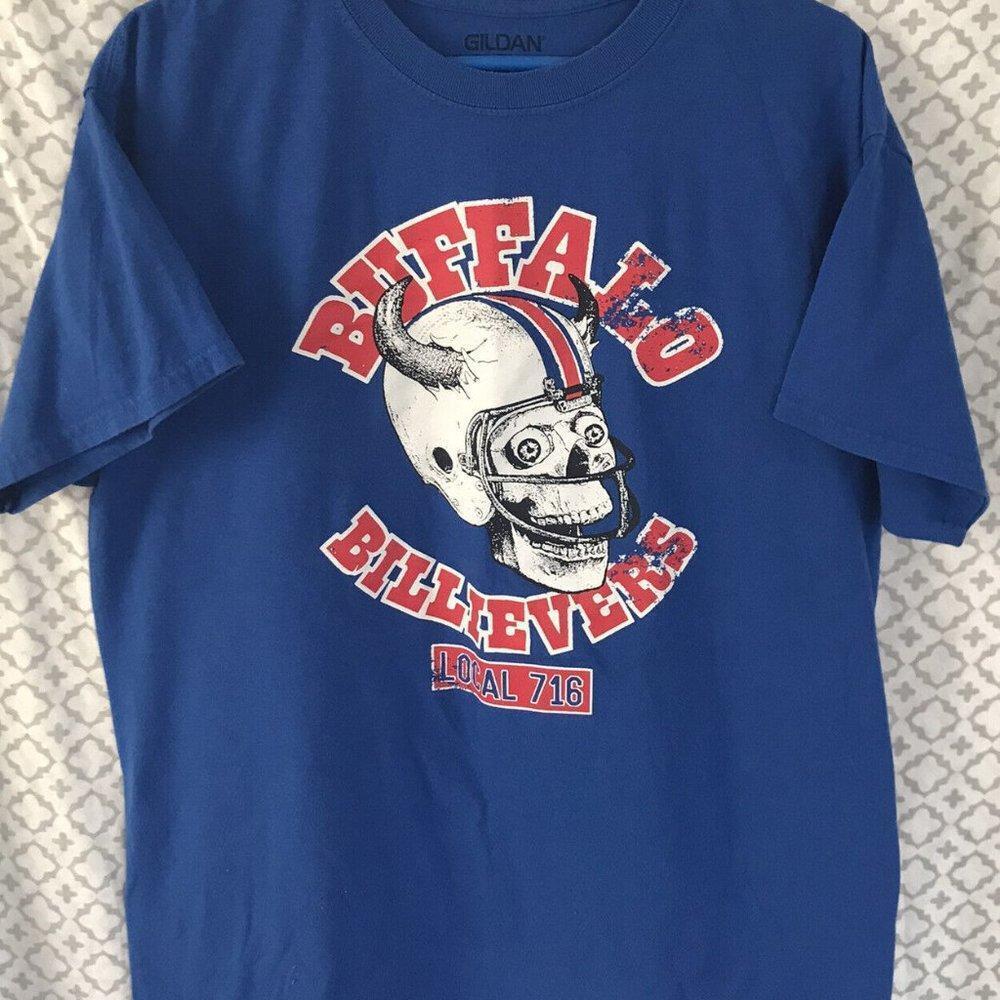 Buffalo Bills Billievers Skull Ts 716 Bills Mafia Buffalo Shirt